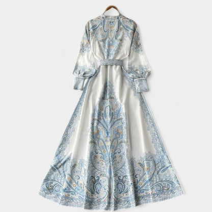 Gleame Lange Jurk - Maxi dress voor dames met lange mouwen