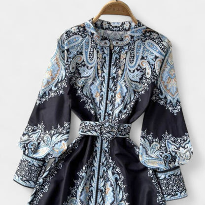 Gleame Lange Jurk - Maxi dress voor dames met lange mouwen
