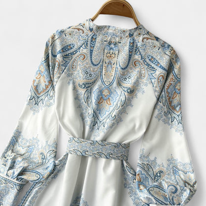 Gleame Lange Jurk - Maxi dress voor dames met lange mouwen