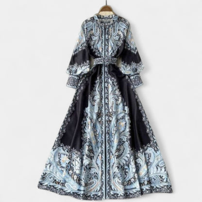Gleame Lange Jurk - Maxi dress voor dames met lange mouwen
