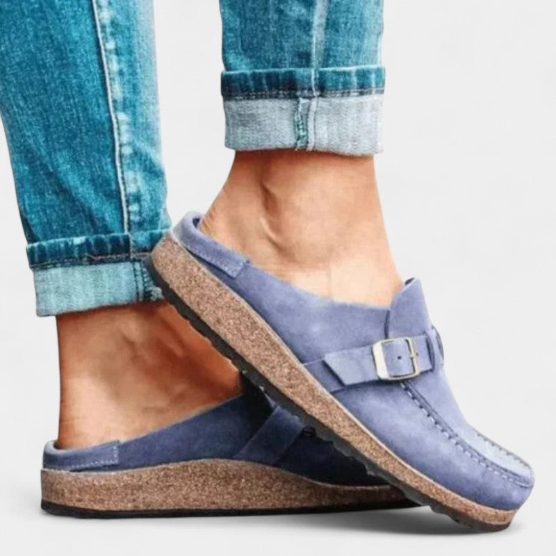 Gleame.-Schoenen-Gleame Slippers - Comfortabele casual slippers met platte hak