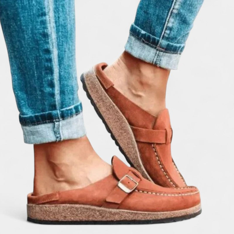 Gleame.-Schoenen-Gleame Slippers - Comfortabele casual slippers met platte hak