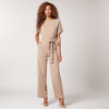 Gleame Jumpsuit - Stylish chic jumpsuit with lace-up waist