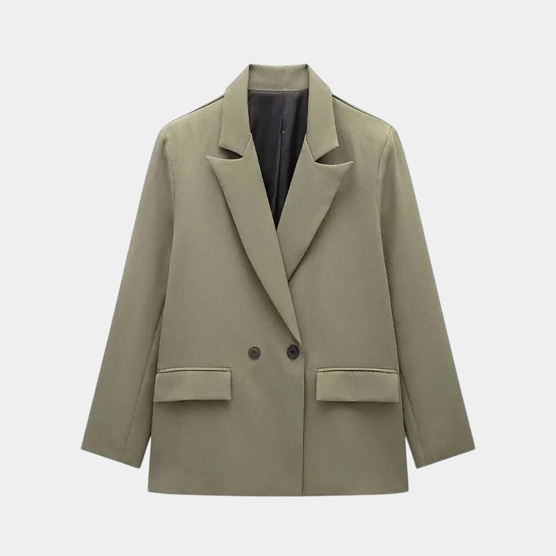 Gleame Blazer - Hoge kwaliteit dames blazer met knopen in effen kleuren