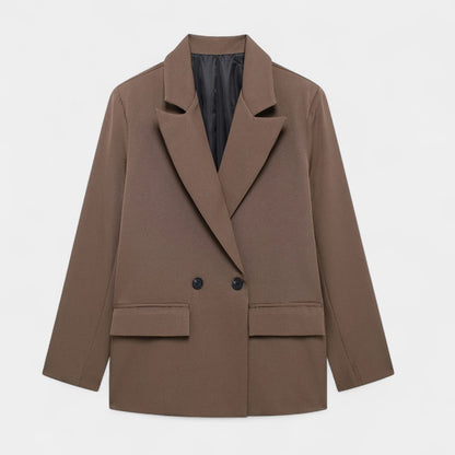 Gleame Blazer - Hoge kwaliteit dames blazer met knopen in effen kleuren