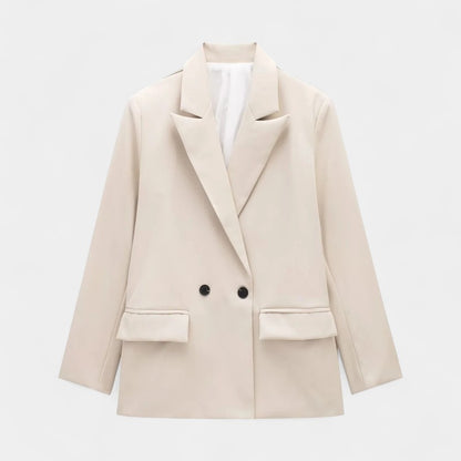 Gleame Blazer - Hoge kwaliteit dames blazer met knopen in effen kleuren
