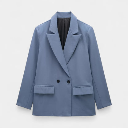 Gleame Blazer - Hoge kwaliteit dames blazer met knopen in effen kleuren