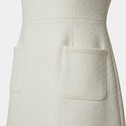 Gleame | Dames A-Lijn Mini Jurk Mouwloos Met Zakken