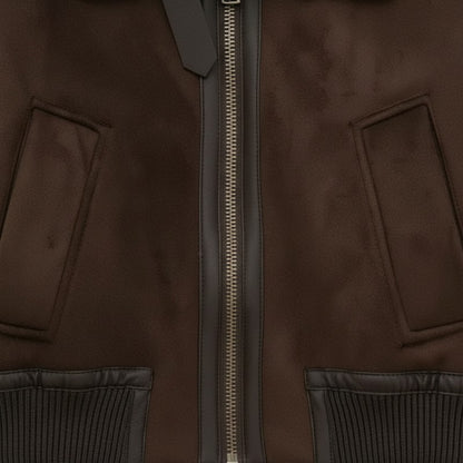 Gleame | Dames Bomberjas Met Kraagdetail Klassieke Pasvorm