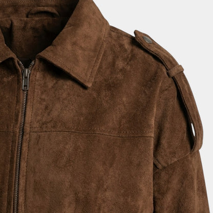 Gleame | Dames Jas Met Rits Lange Mouw Klassieke Pasvorm