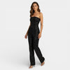 Gleame | Dames Jumpsuit Strapless Mouwloos Elegante Pasvorm