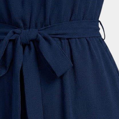 Gleame | Dames Jumpsuit Wijde Pijpen Elegante Pasvorm