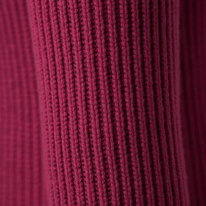 Gleame | Dames Maxi Jurk Hoge Hals Lange Mouw Aansluitend