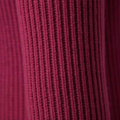 Gleame | Dames Maxi Jurk Hoge Hals Lange Mouw Aansluitend