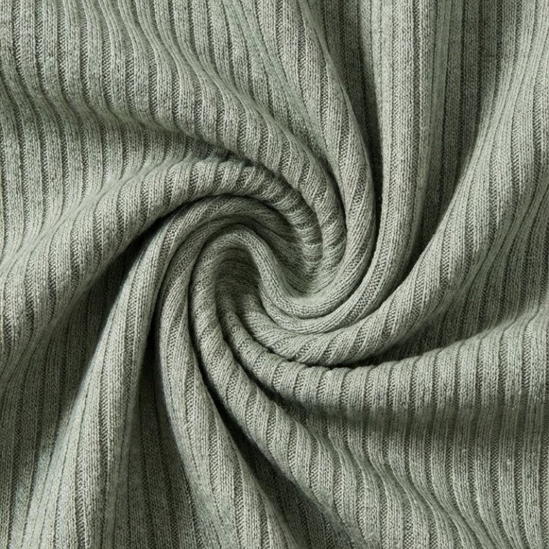 Gleame | Dames Tweedelige Set Geribde Structuur Aansluitende Pasvorm