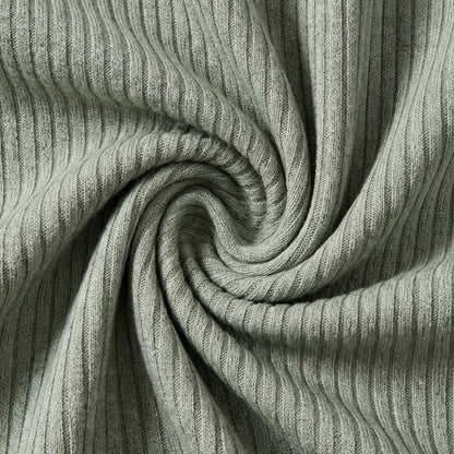 Gleame | Dames Tweedelige Set Geribde Structuur Aansluitende Pasvorm