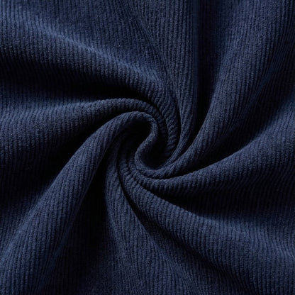 Gleame | Dames Wijde Broek Hoge Taille Geribde Structuur Elegant