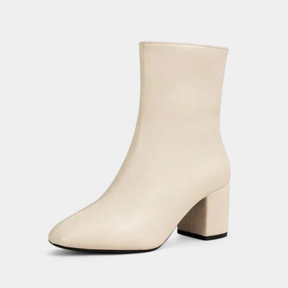 Gleame Ankle Boots - Short boots with zipper and small heel