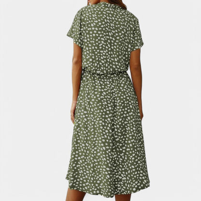 Gleame jurken and jumpsuits zomerjurk lichte en comfortabele jurk met een prints ontwerp