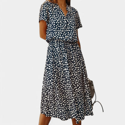 Gleame jurken and jumpsuits zomerjurk lichte en comfortabele jurk met een prints ontwerp