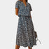 Gleame jurken and jumpsuits zomerjurk lichte en comfortabele jurk met een prints ontwerp