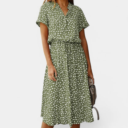 Gleame jurken and jumpsuits zomerjurk lichte en comfortabele jurk met een prints ontwerp