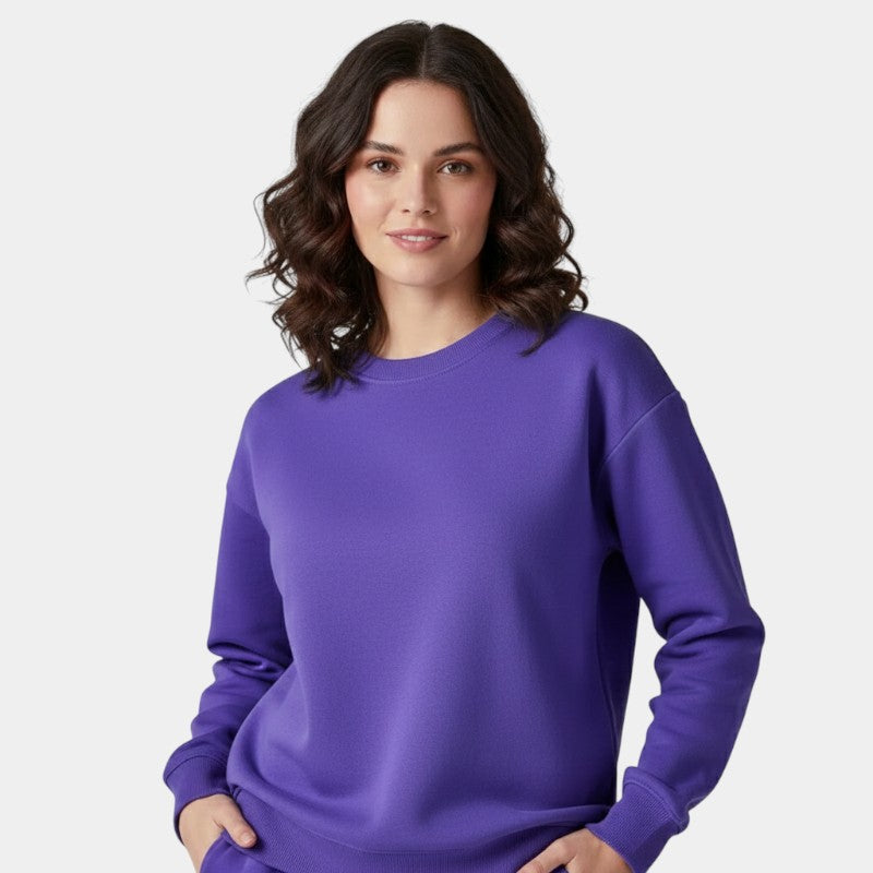 Gleame Sweater - Oversized women's sweater in solid colors