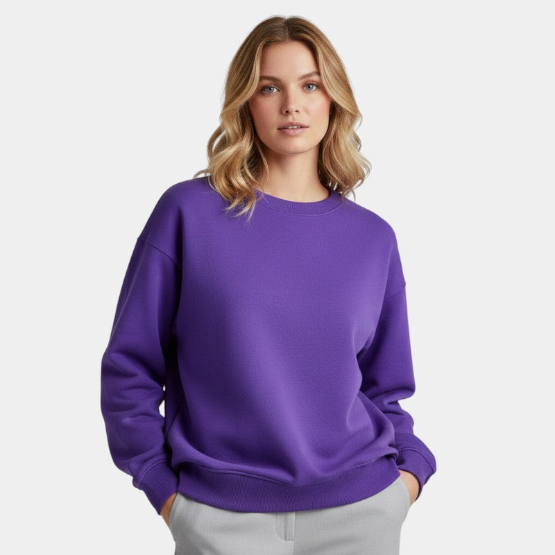 Gleame Sweater - Oversized women's sweater in solid colors
