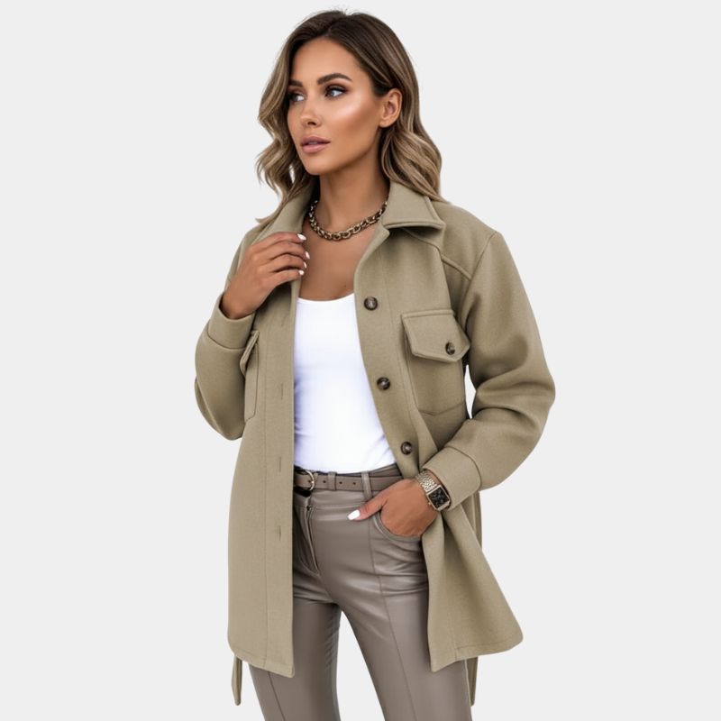 Gleame Summer Jacket - Chic jacket for women with button closure in various colors