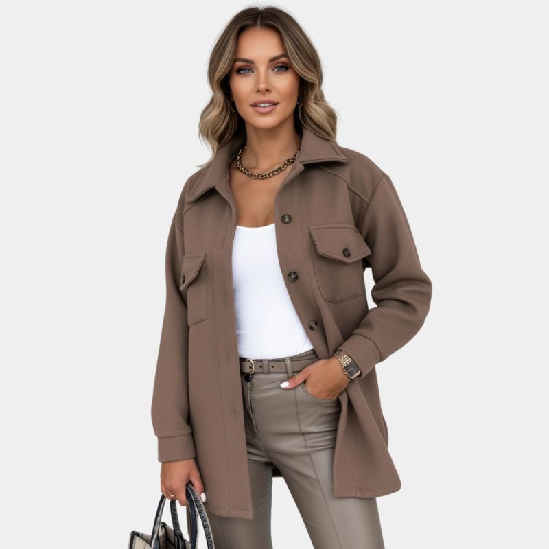 Gleame Summer Jacket - Chic jacket for women with button closure in various colors