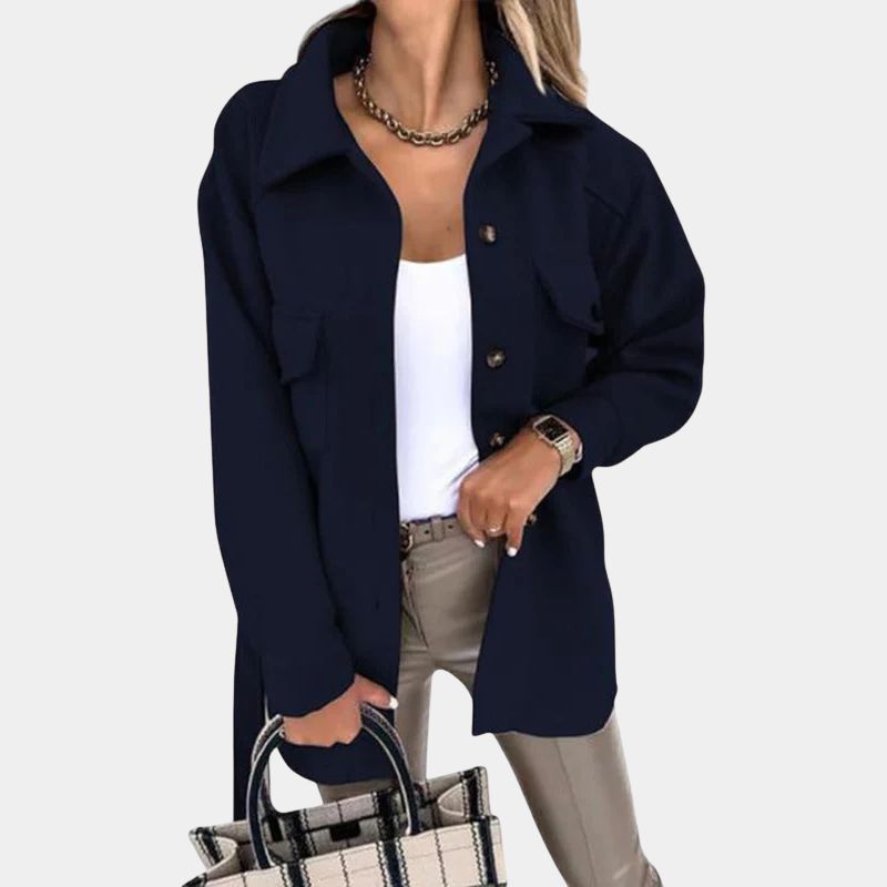 Gleame Summer Jacket - Chic jacket for women with button closure in various colors