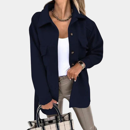 Gleame Summer Jacket - Chic jacket for women with button closure in various colors