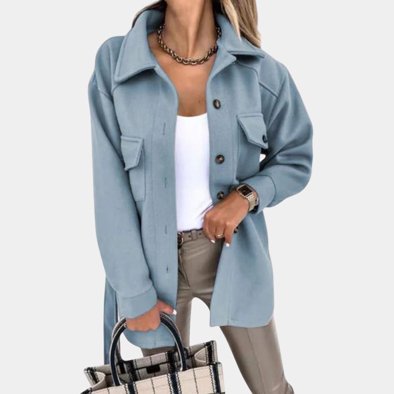Gleame Summer Jacket - Chic jacket for women with button closure in various colors